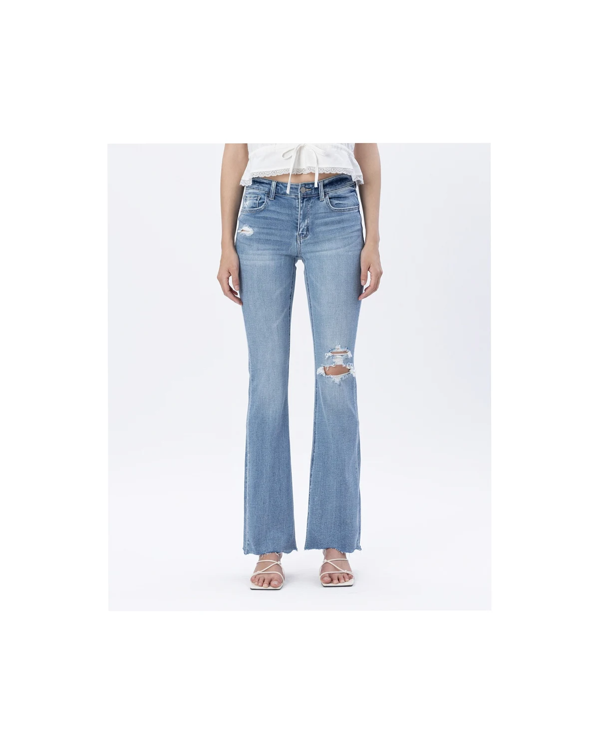 Women's Mid Rise Bootcut Jeans