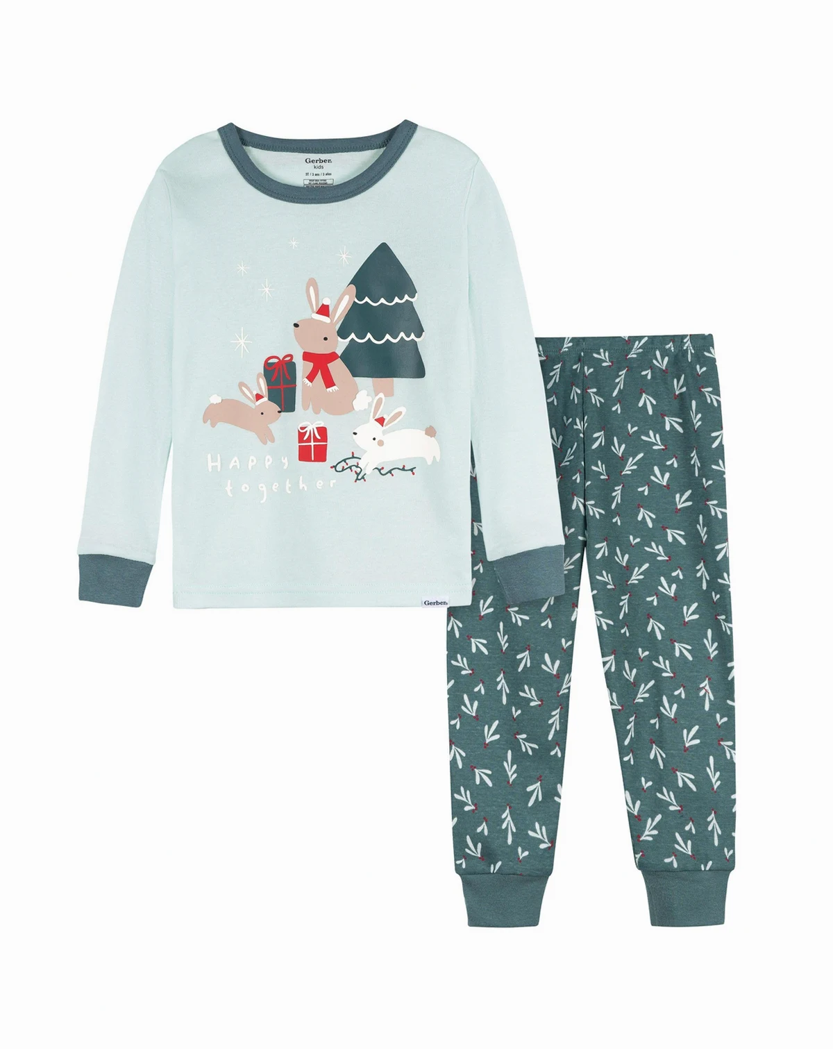 Toddler Girls 2-Piece Snug Fitting Pajama Set