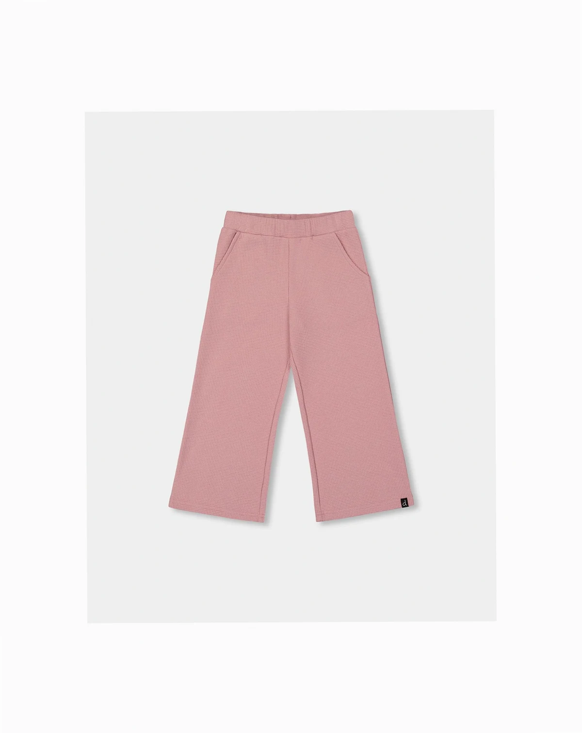 Toddler Girls Waffle Flare Leg Pants Dusty Pink - Toddler|Child