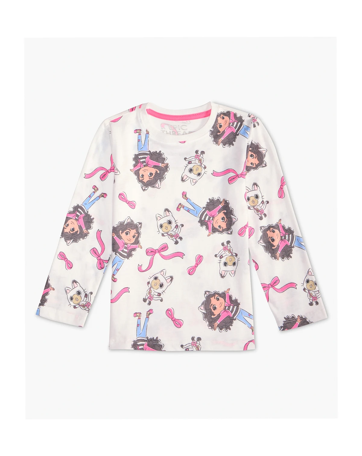 Girls' Toddler 2T-4T Long-Sleeve Gabby Printed T-Shirt, Macy's Exclusive