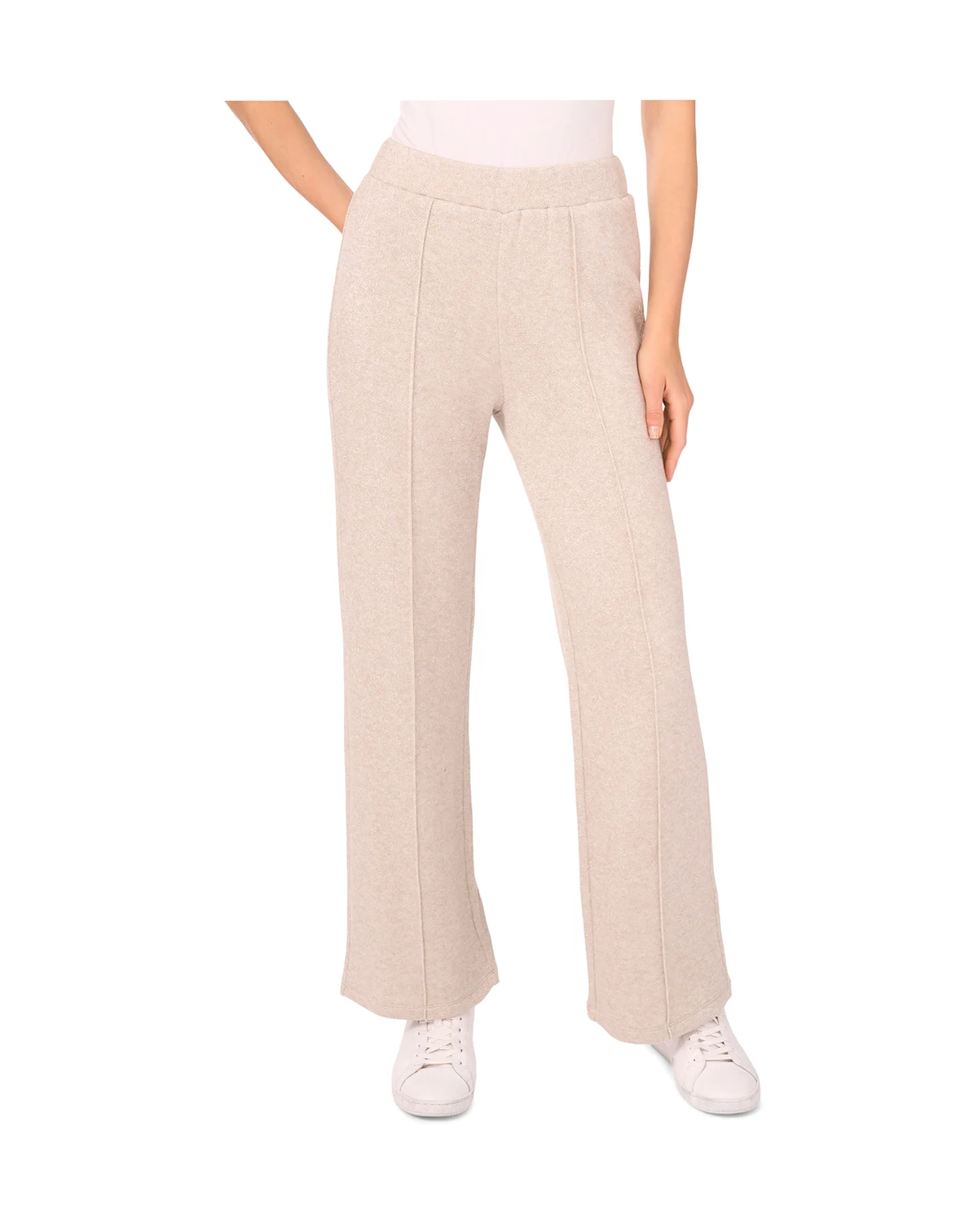 Women's Center Front Pleated Wide Leg Pants