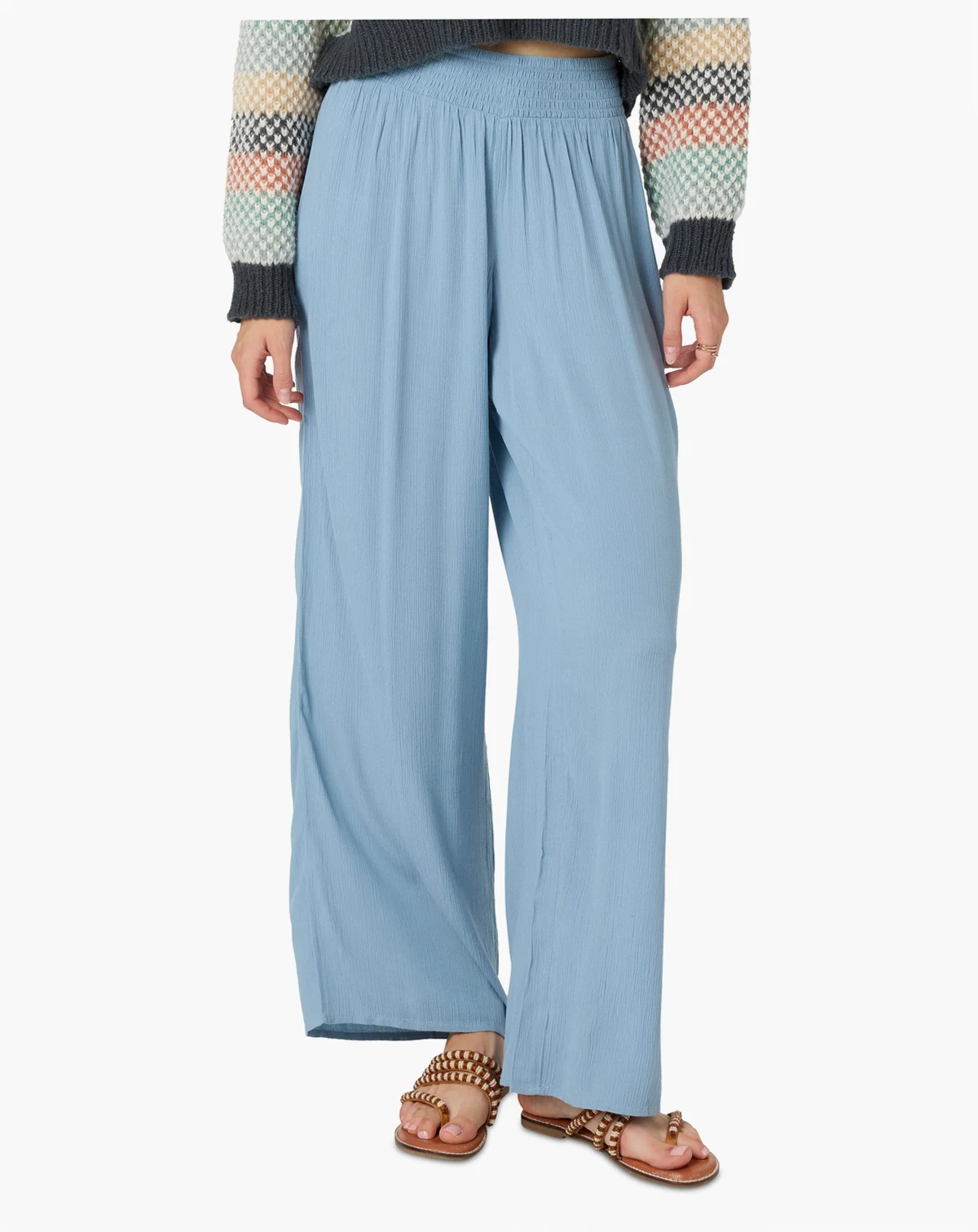 Juniors' Jonie Flowy-Fit Pull-On Pants