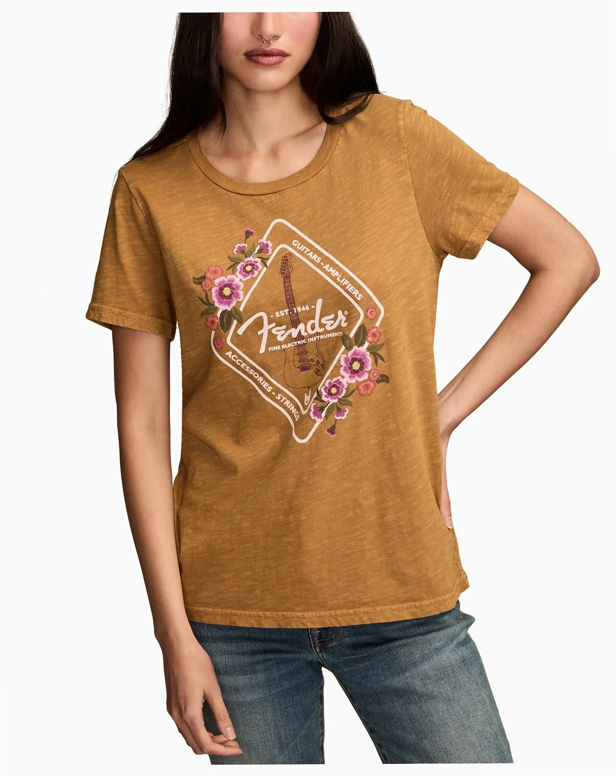 Women's Fender Floral Crew Neck T-Shirt