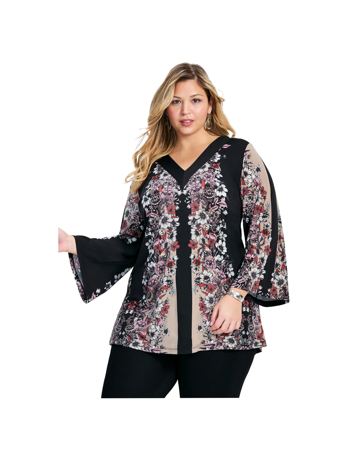 Women's Broadway Bell Sleeve Tunic