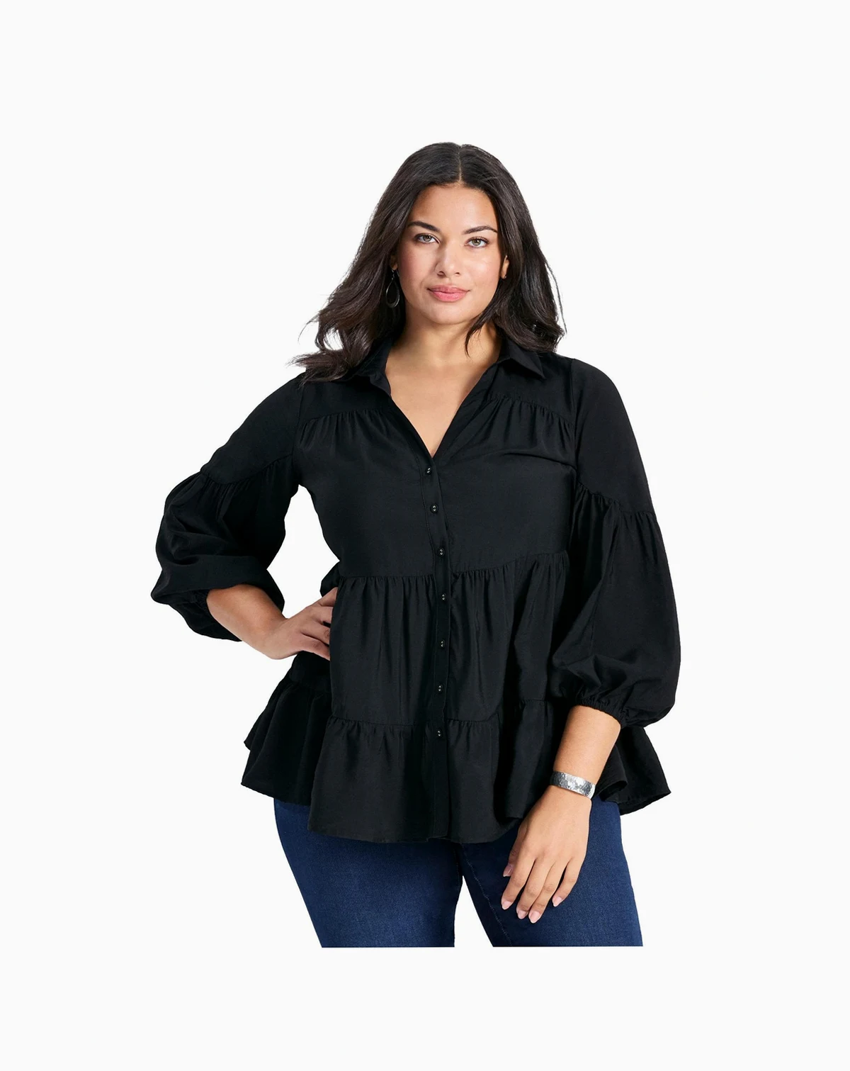 Women's Amari Tiered Tunic Shirt