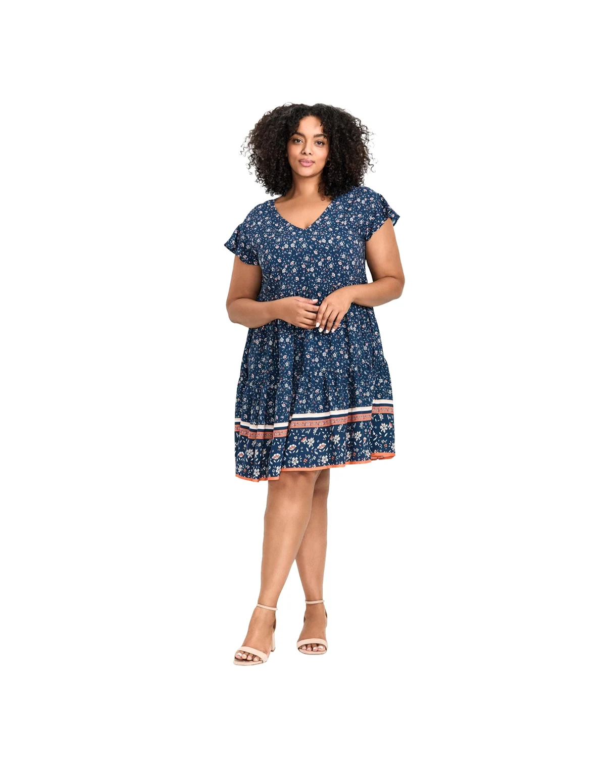 Women's Plus Size Unwind Tiers Dress