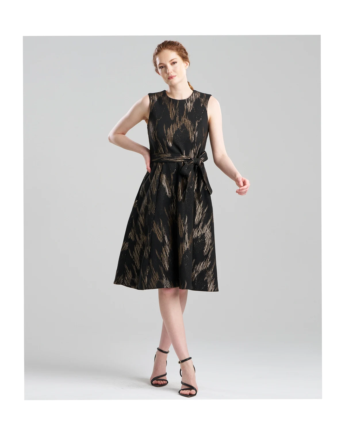 Women's Art Deco Crew Neck Dress