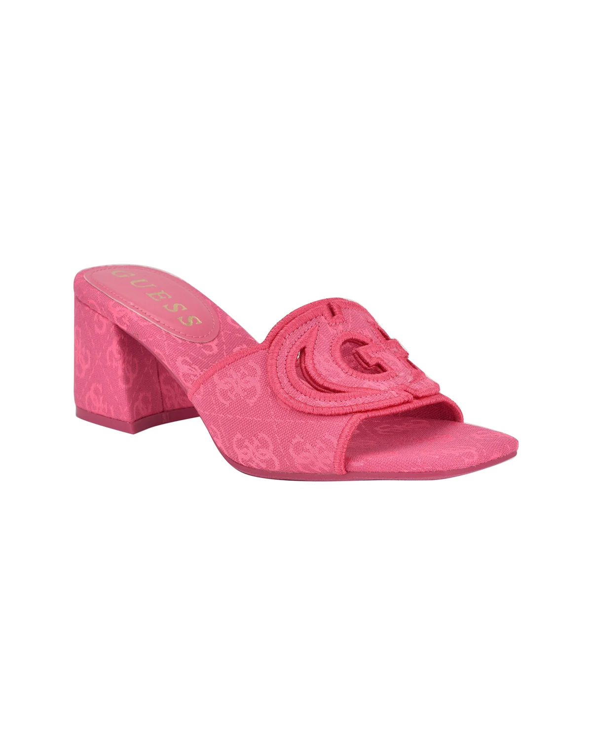Galsee Quattro-G Cutout Block Heel Slide Sandals