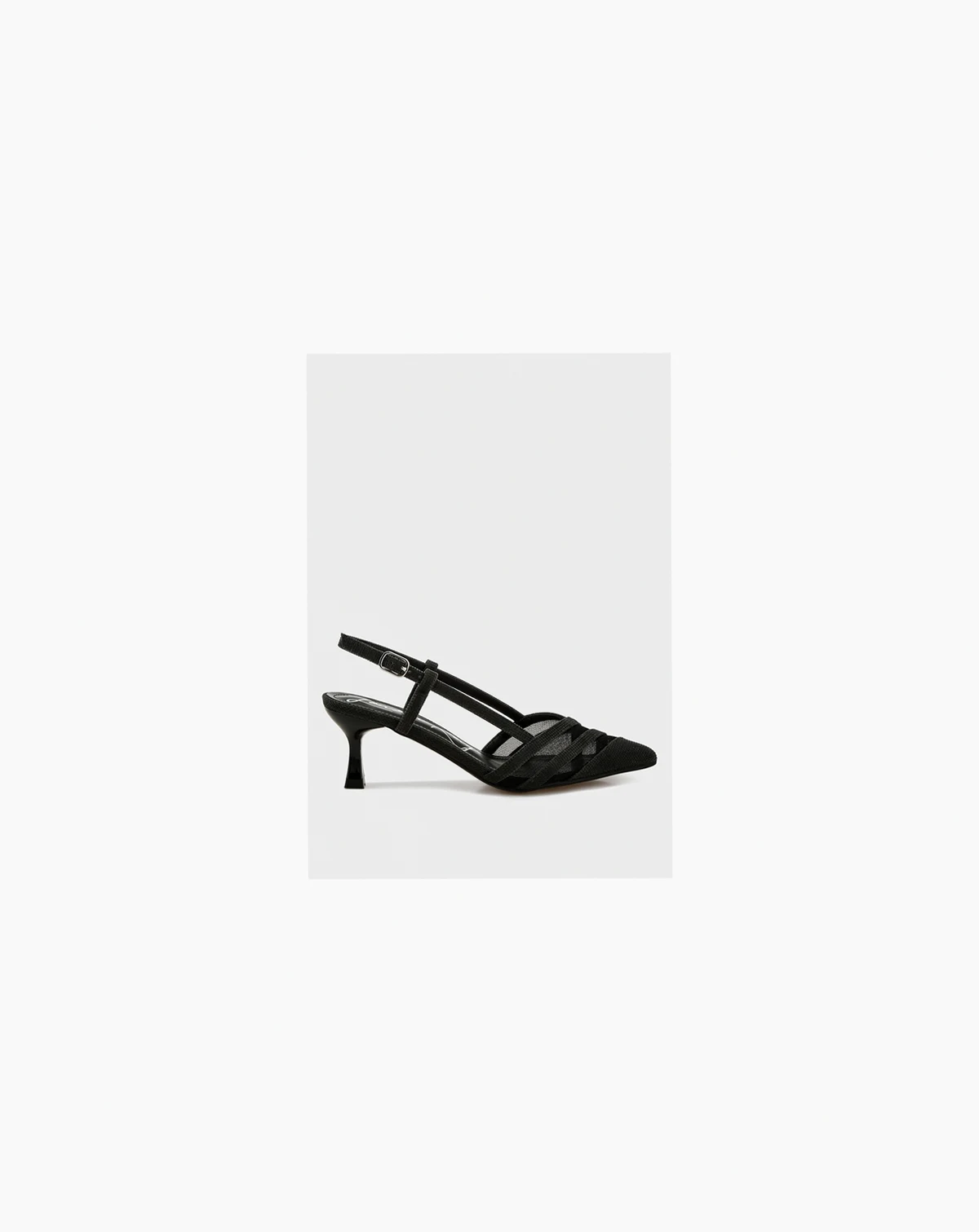 Womens London Rag 's Daldra Kitten Heel Slingback Sandals