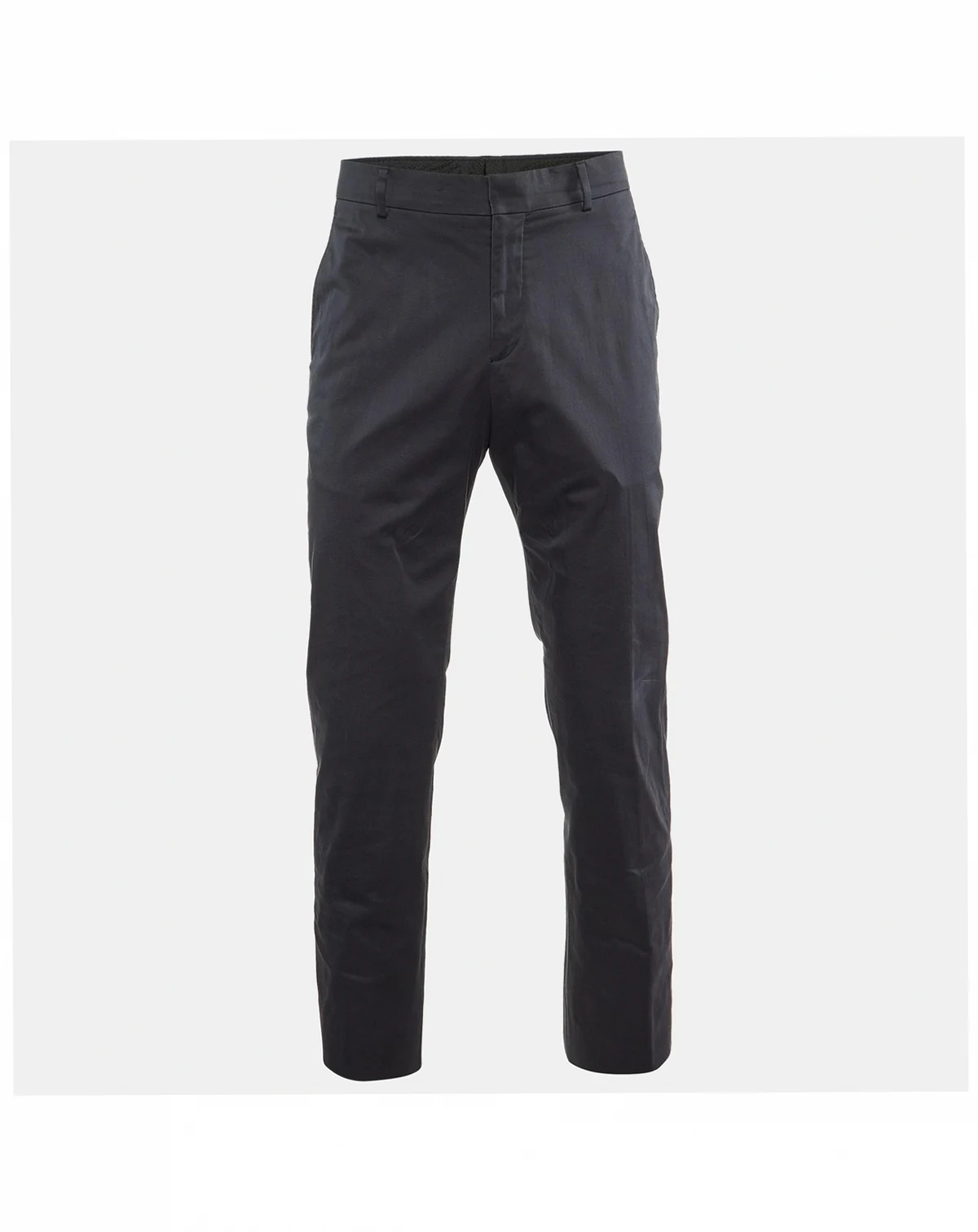 Men's Pre-Owned HERMÉS Midnight Blue Cotton Regular Fit Pants