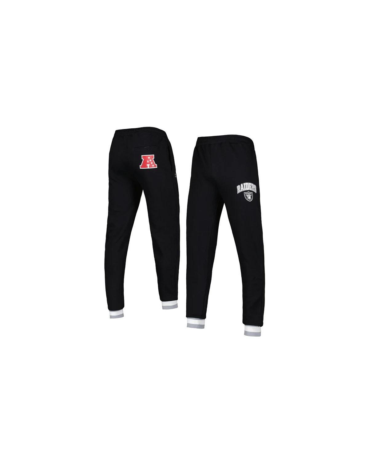 Men's Black Las Vegas Raiders Blitz Fleece Jogger Pants