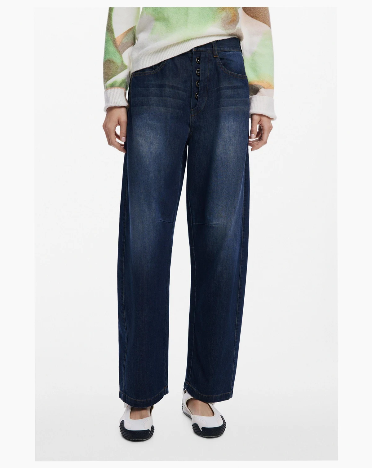 Women's Long Balloon Jeans