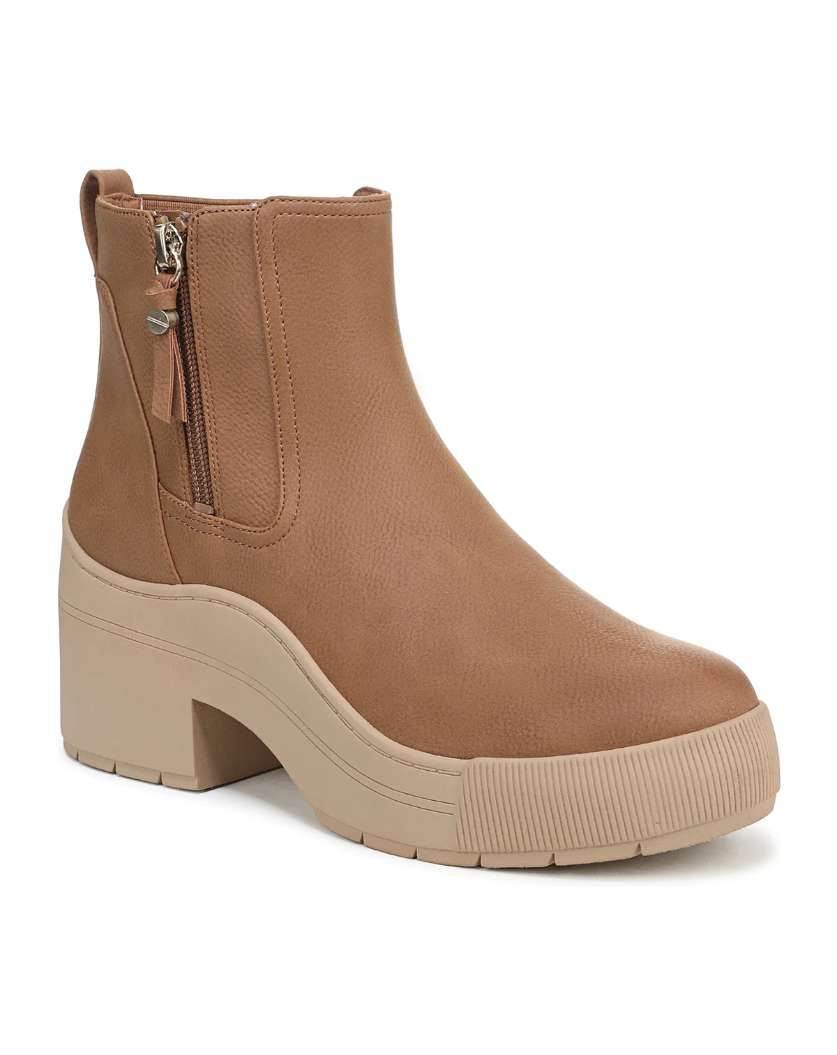 Women's Time Off Up Zip Platform Short Boots