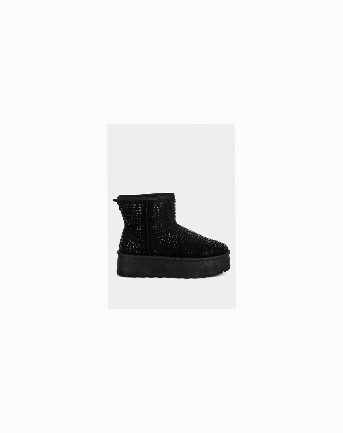 Womens Xoras Chunky Rhinestones Ankle Boots