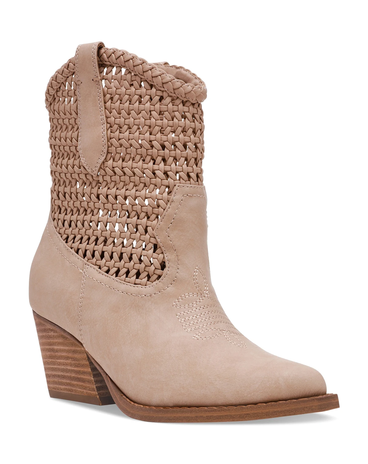 Women's Alessia Woven Pull-On Cowboy Western Booties
