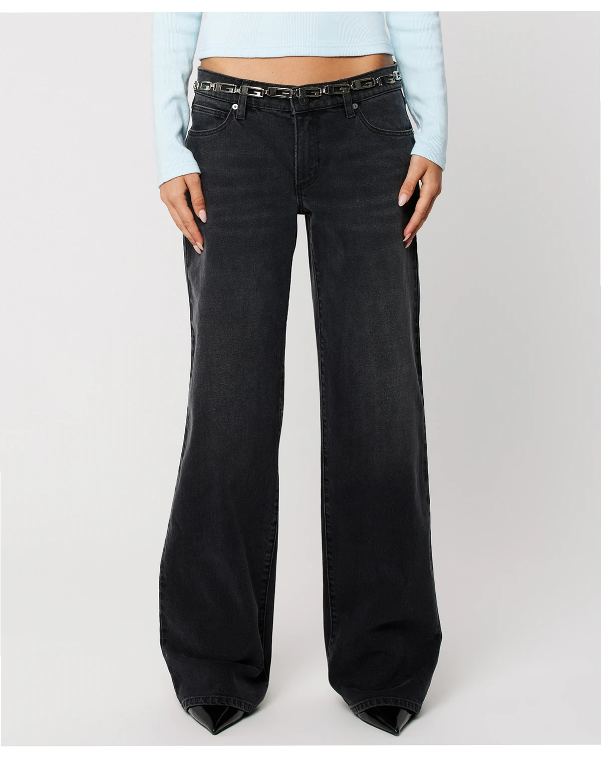 Women's 99 Wide-Leg Low-Rise Jeans