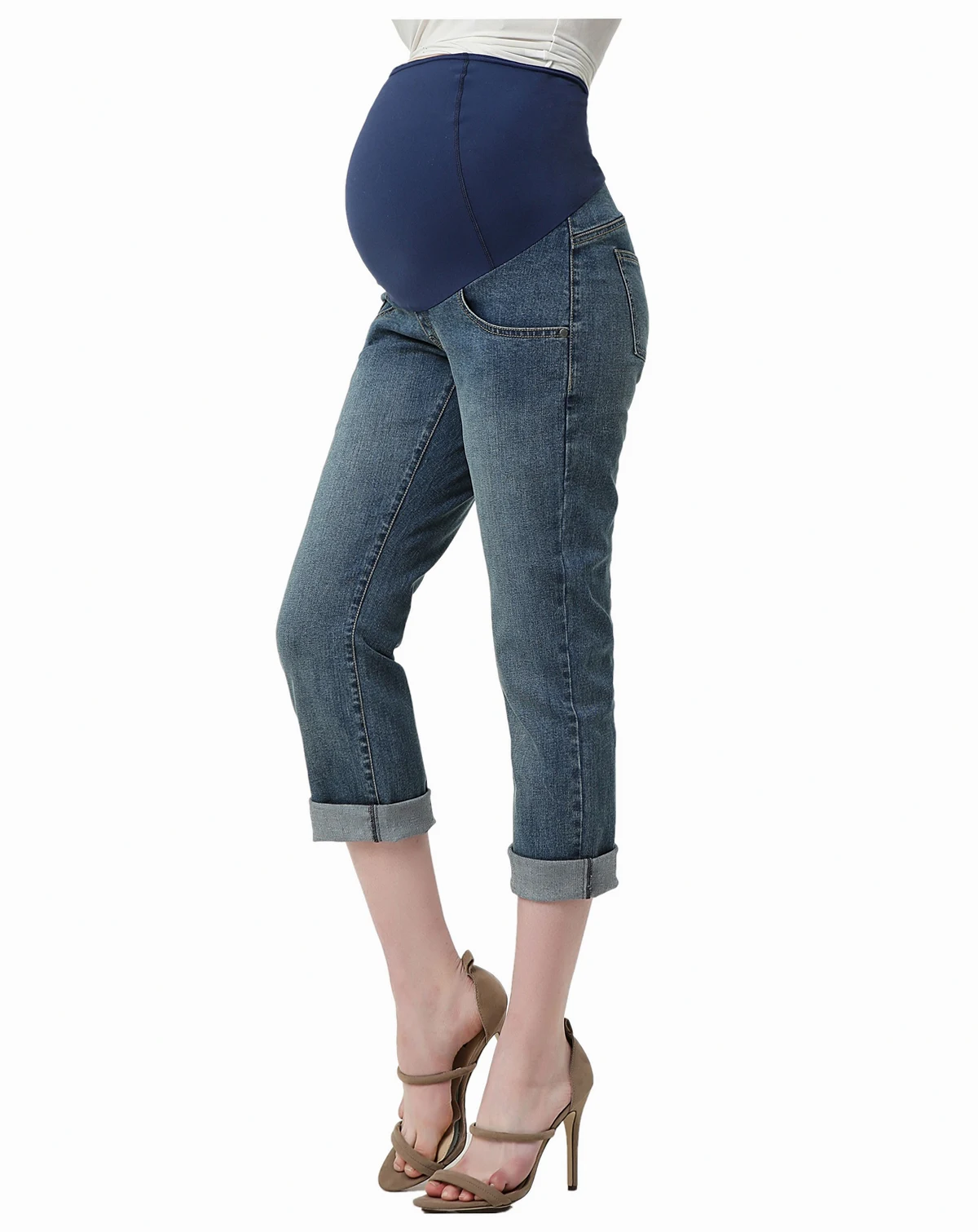 Maternity Jodie Stretch Boyfriend Denim Jeans