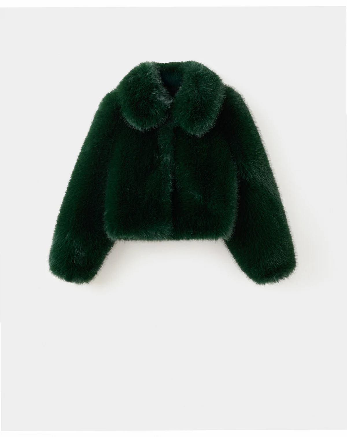 Women's Faux-Fur Cropped Jacket