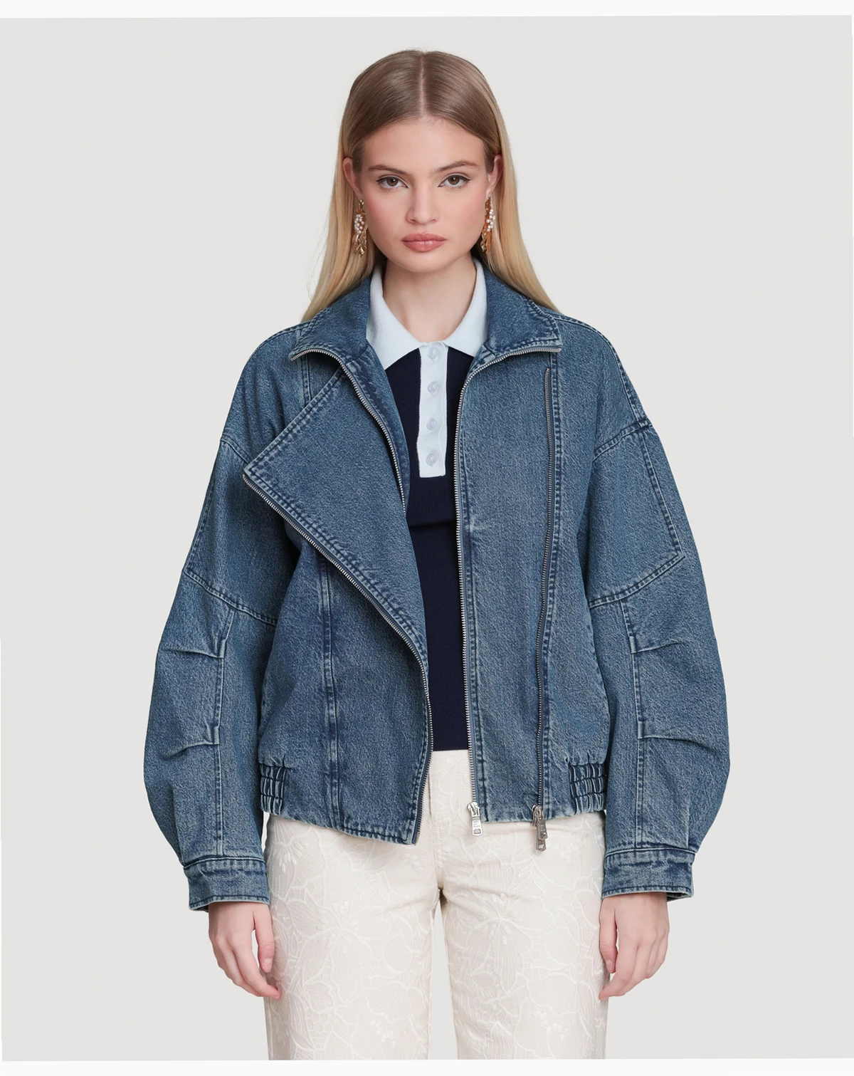 Women's Oversized Layered Jacket