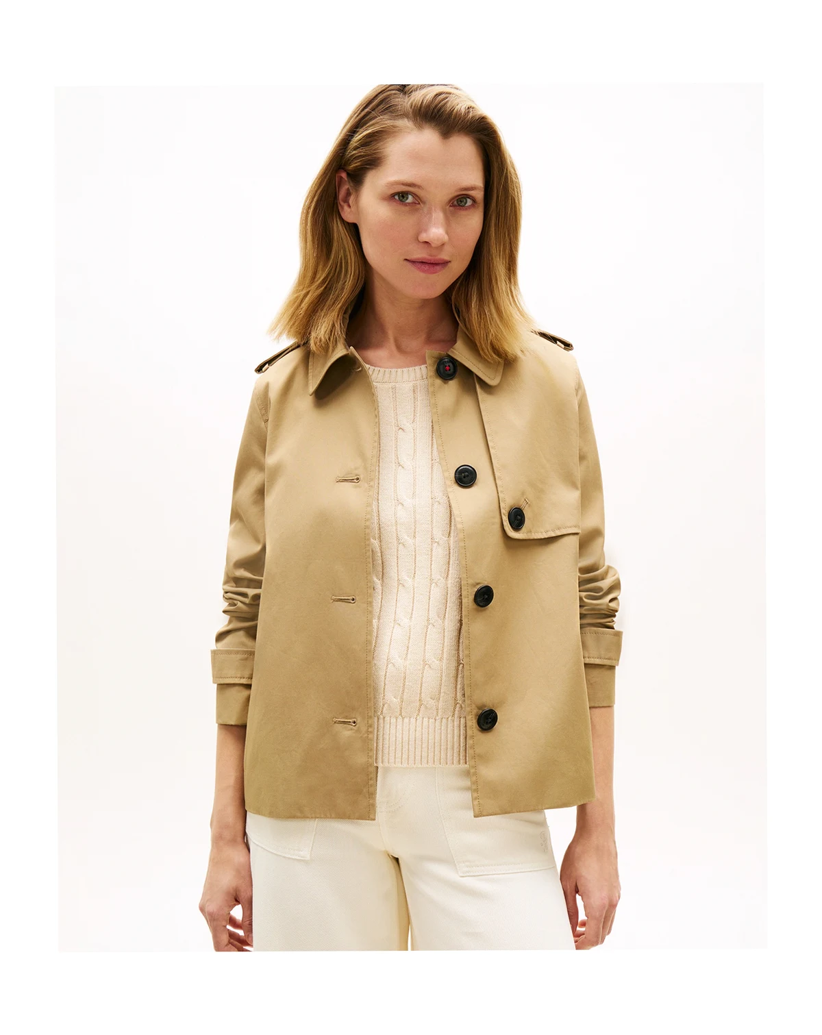 Women's Short Trench Coat