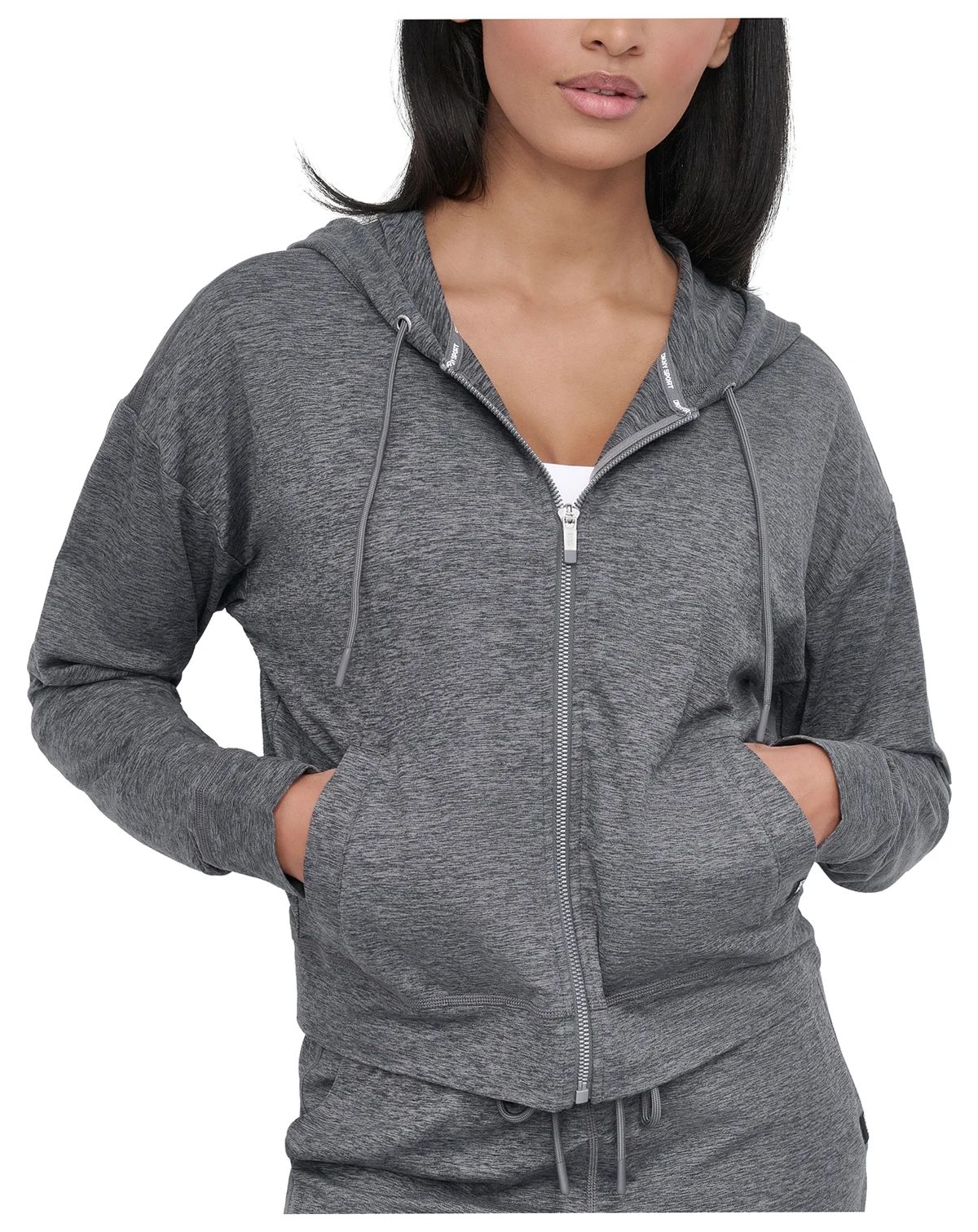 Sport Women's Spacedye Full-Zip Long-Sleeve Hoodie