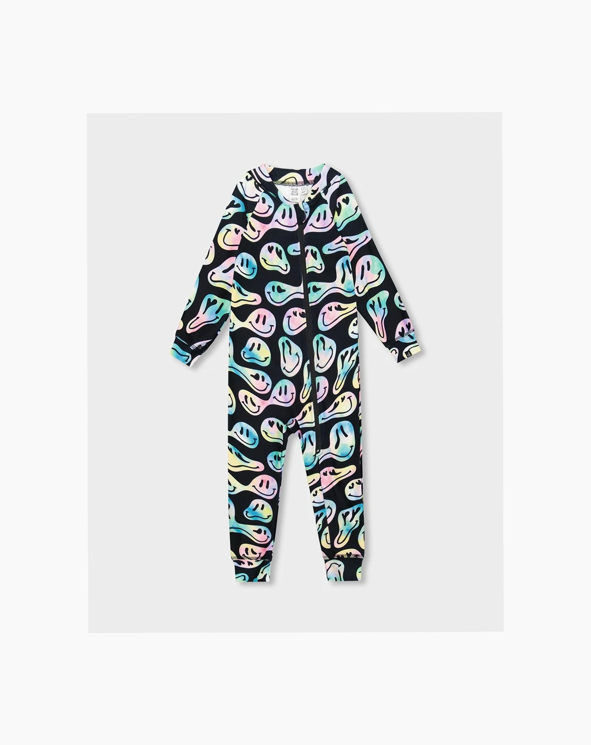 Baby Girl One-Piece Thermal Underwear Smiley Face Girl - Baby