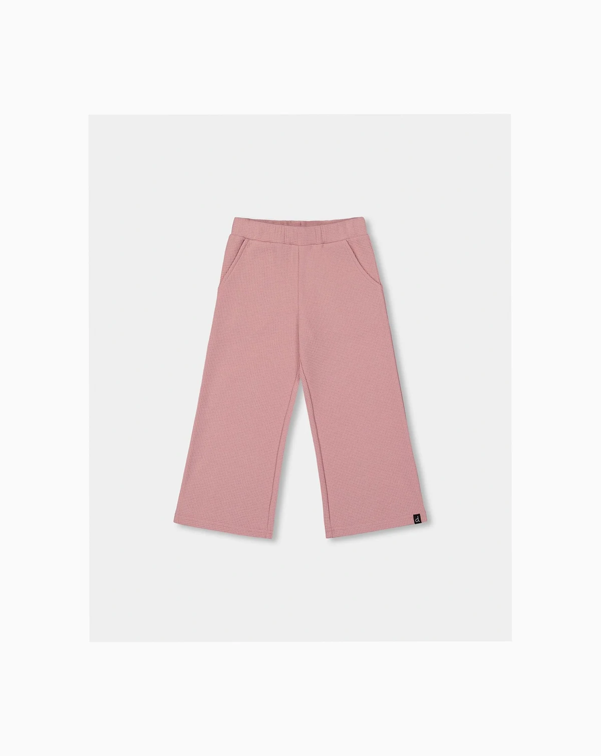 Girl Waffle Flare Leg Pants Dusty Pink - Toddler|Child
