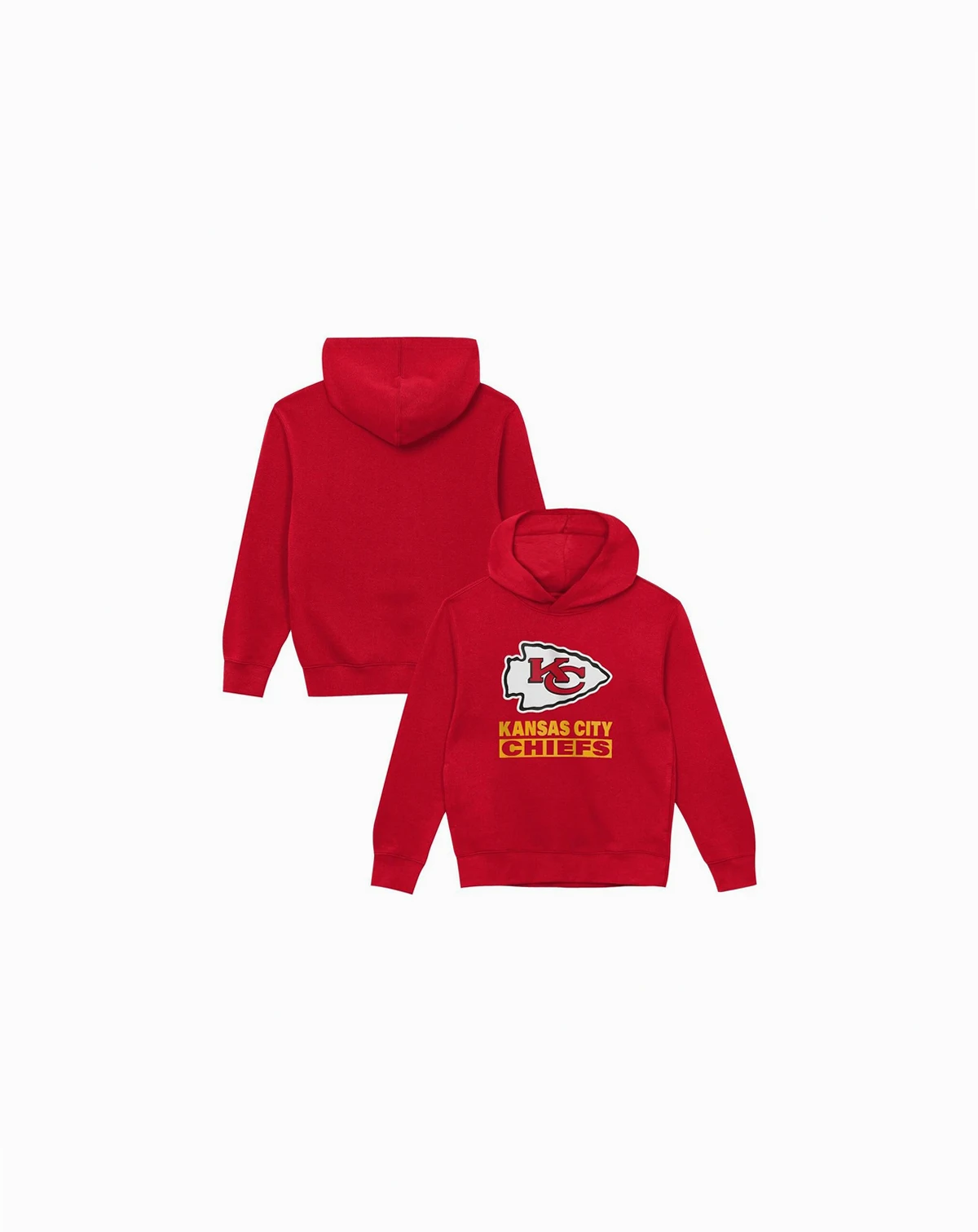 Toddler Red Kansas City Chiefs Back to Basics Hoodie