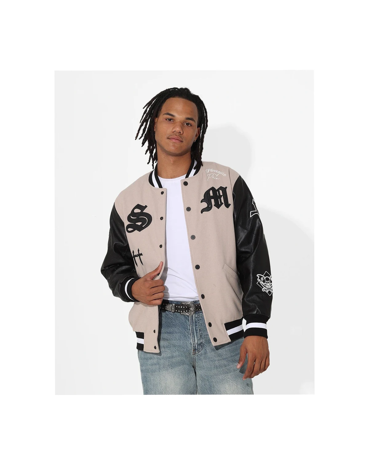 Mens Graveyard Varsity Jacket