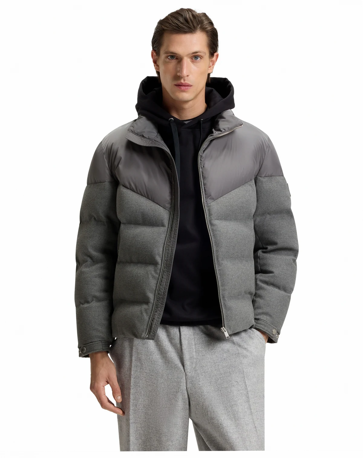 Men's Waterproof Brushed Flannel Jacket