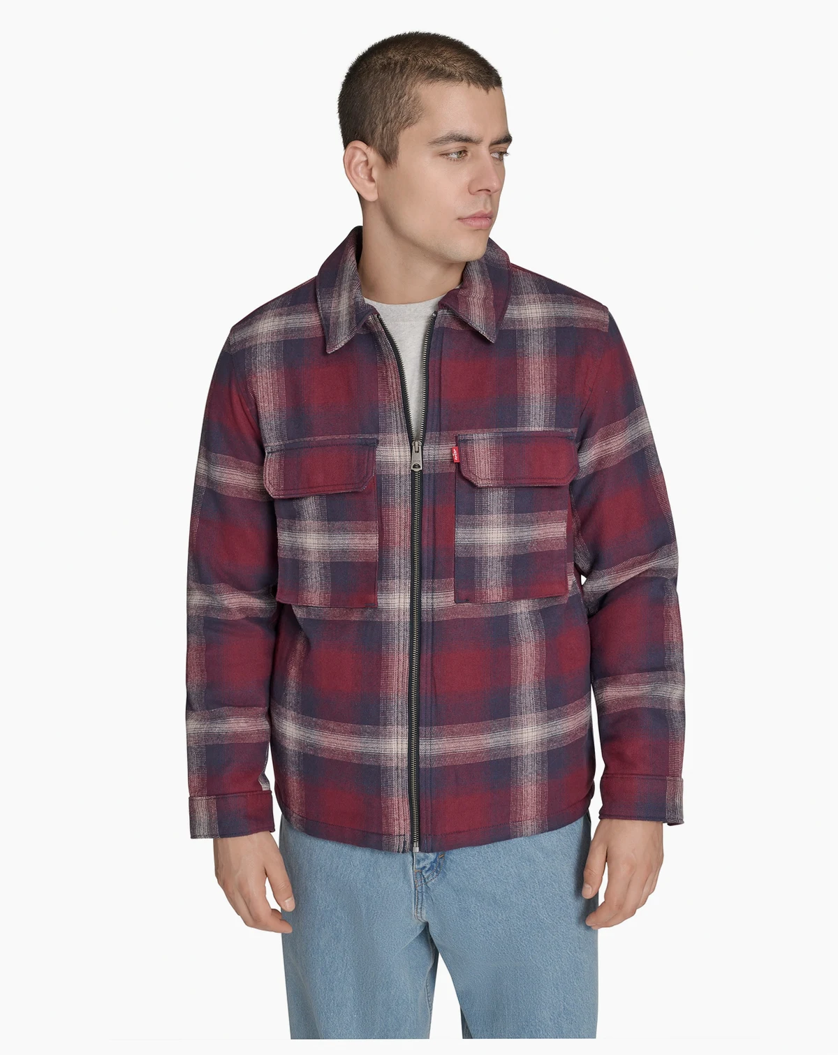Men's Two Pocket Shirt Jacket