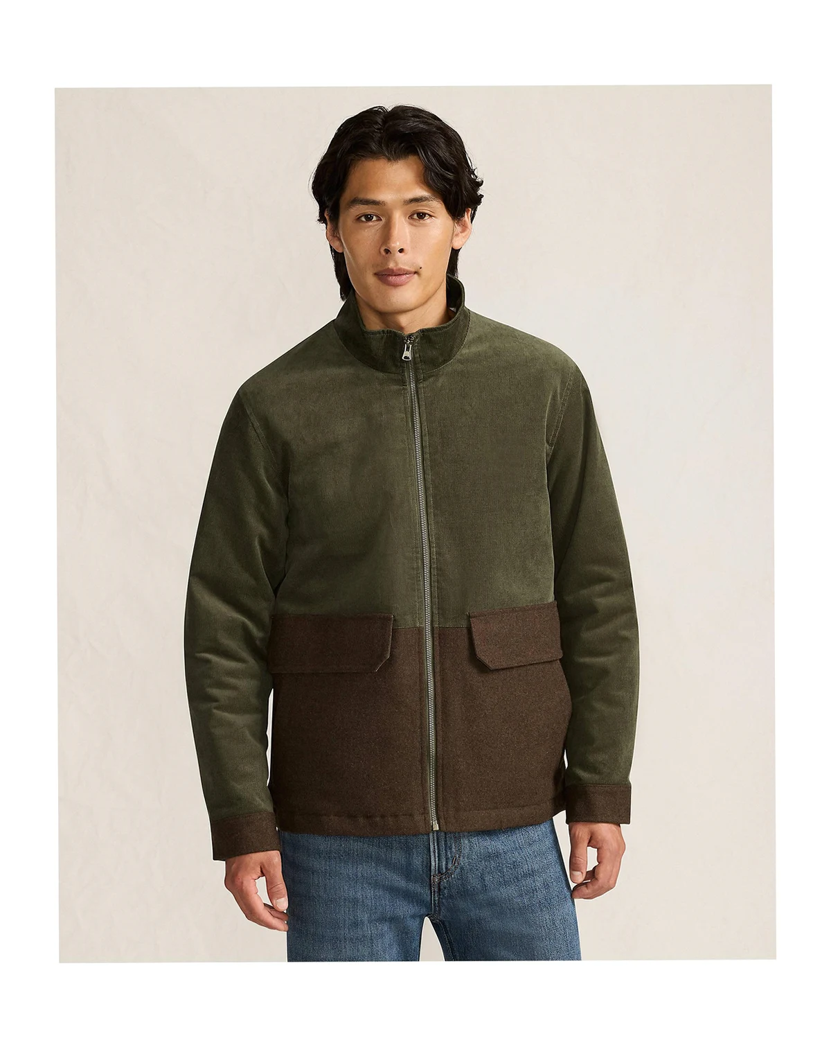 Men's Mixed Media Cord Jacket