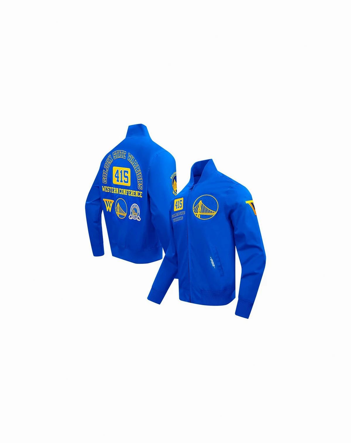 Men's Royal Golden State Warriors Area Code Full-Zip Jacket