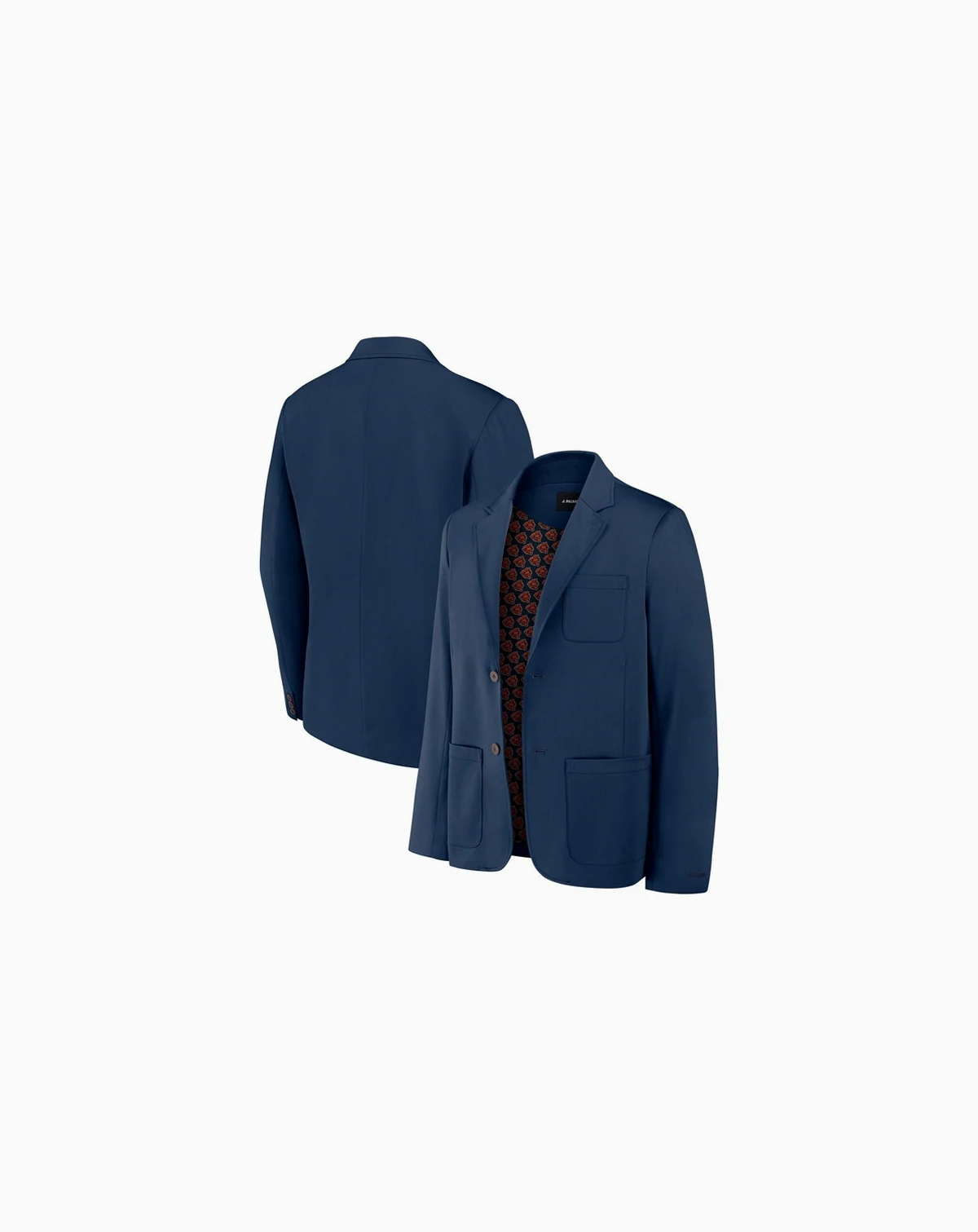 Men's Navy Chicago Bears Man-In-Motion Blazer
