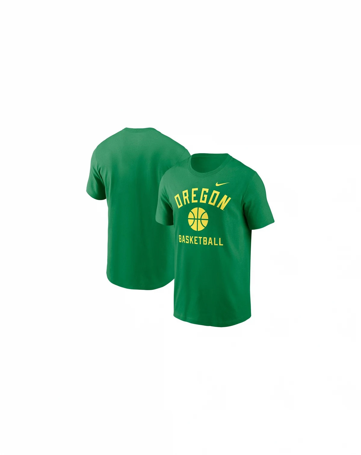 Men's Green Oregon Ducks Basketball Icon T-Shirt