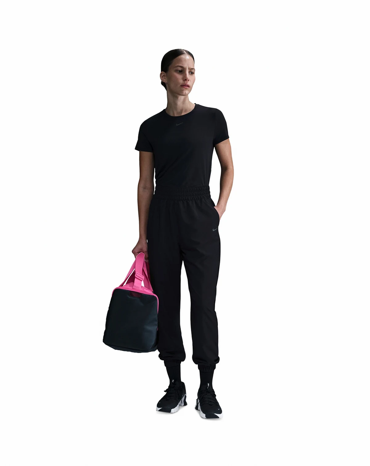 One Women's Dri-FIT Woven High-Rise 7/8 Joggers