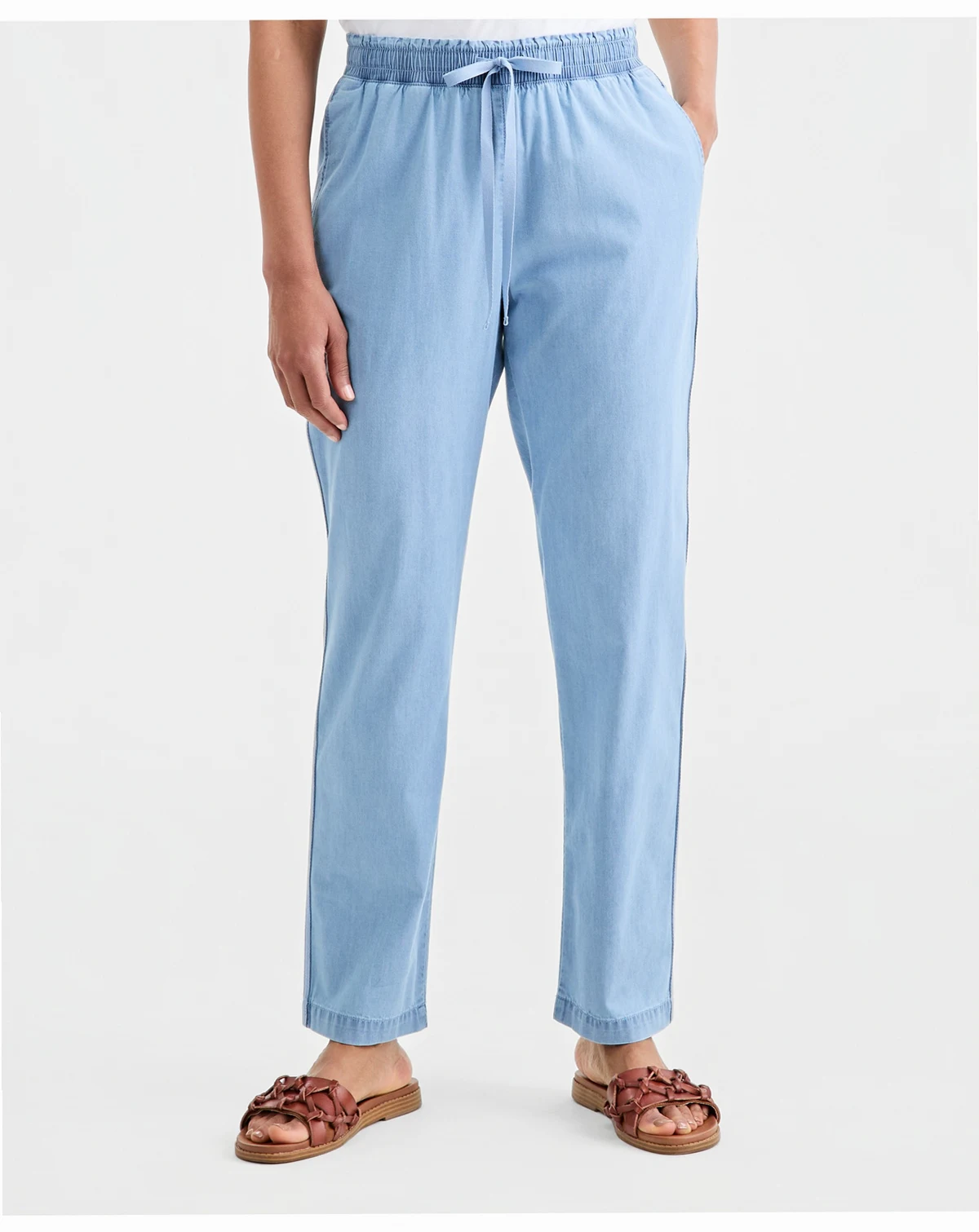 Petite Ankle-Length Mid-Rise Pants, Macy's Exclusive