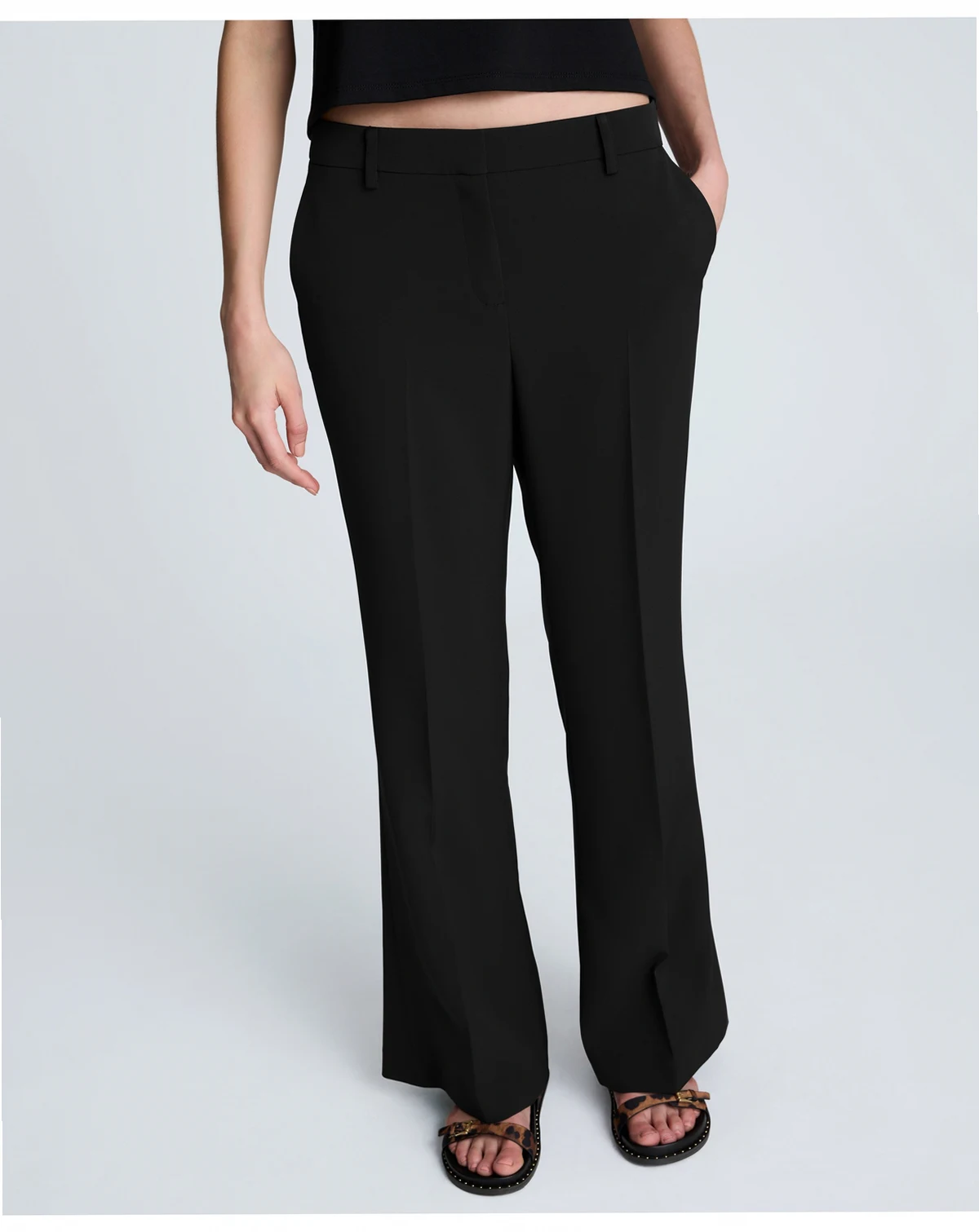 Women's Luxe Twill Flare Leg Pant