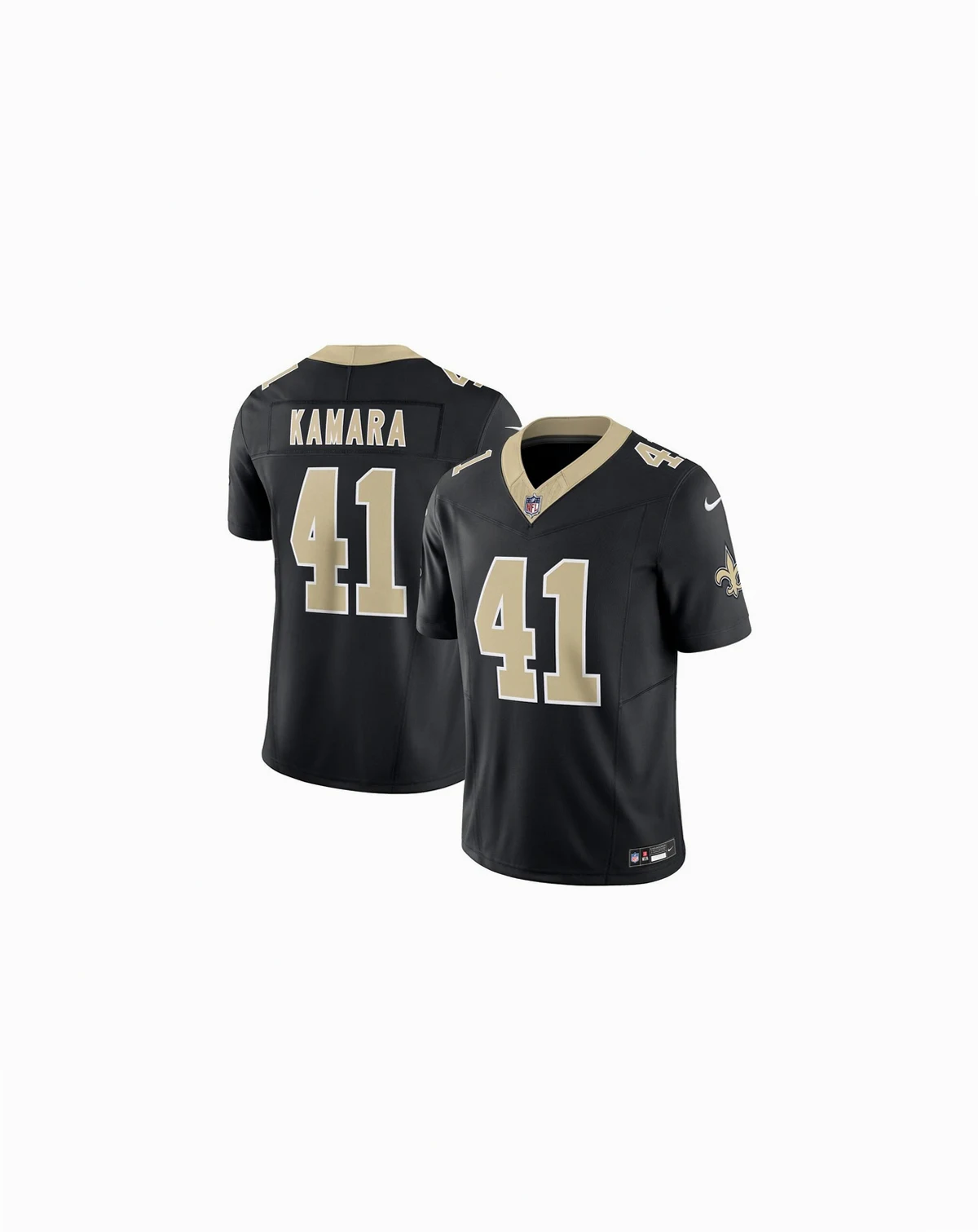 Men's Alvin Kamara Black New Orleans Saints Vapor F.U.S.E. Limited Jersey