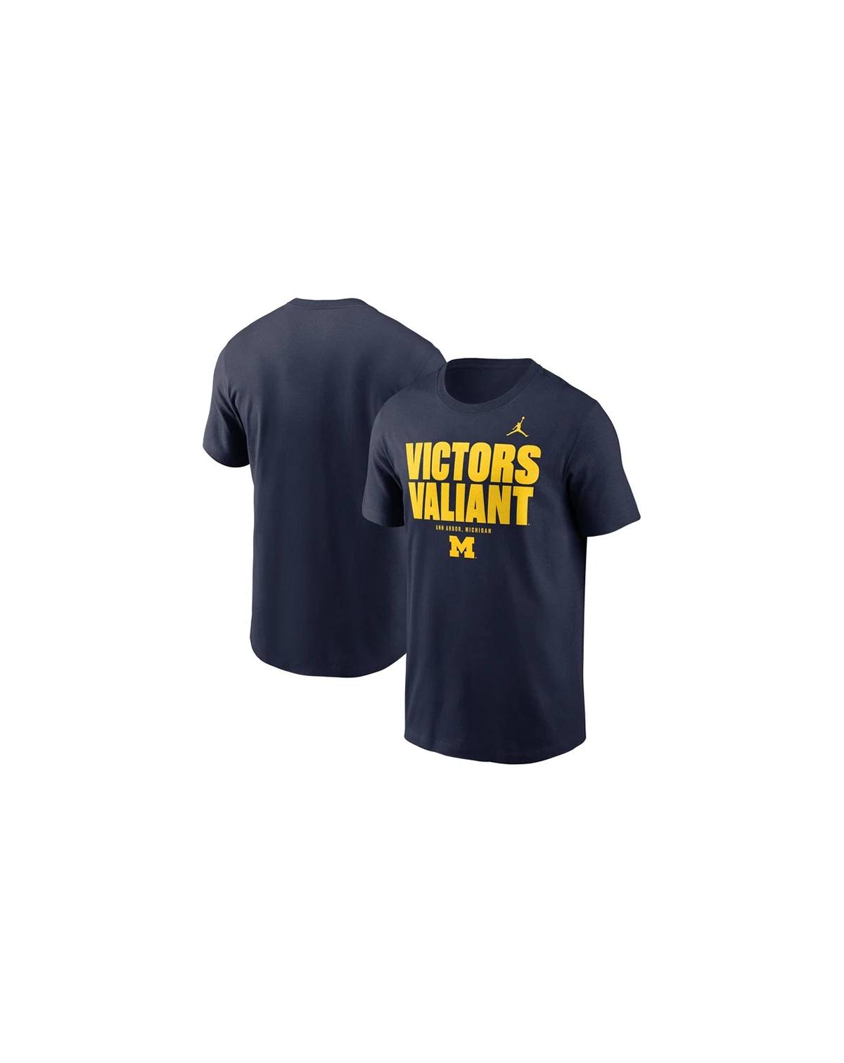 Men's Navy Michigan Wolverines Campus Local T-Shirt
