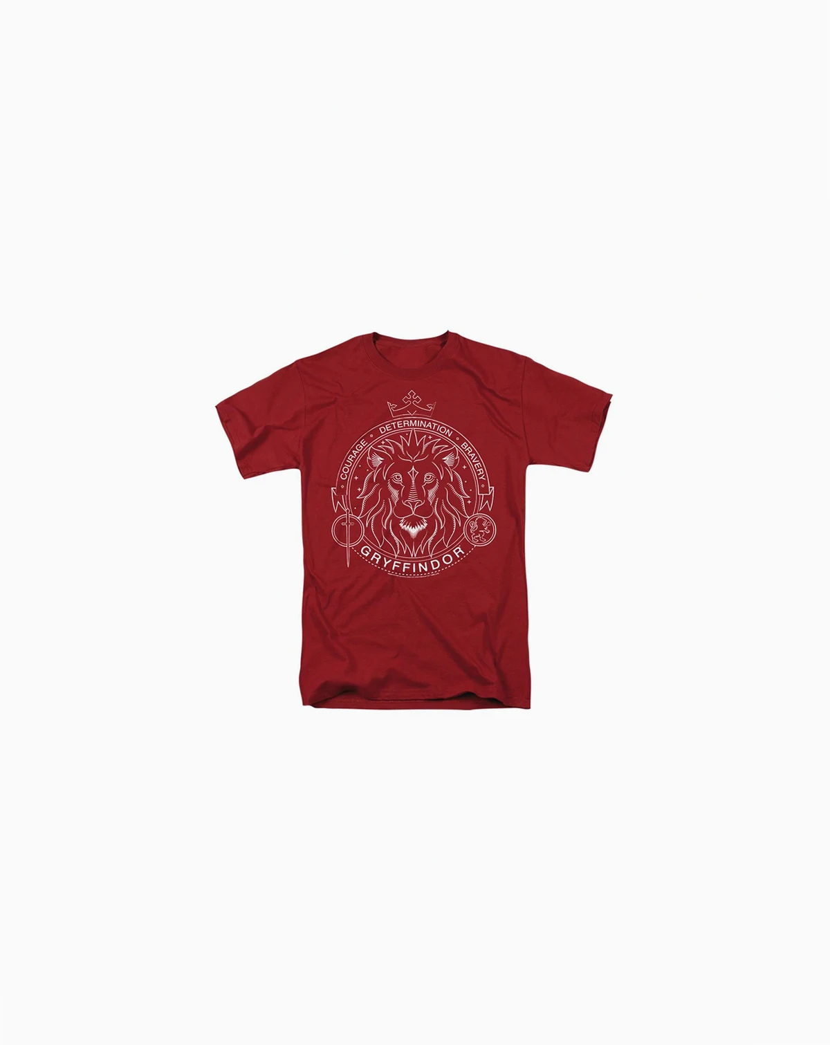 Big & Tall Gryffindor Line Art Badge T Shirt