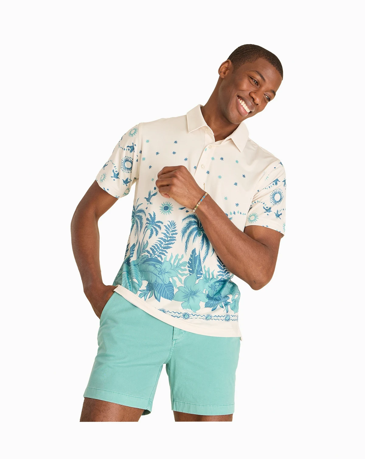 Men's The Scenic Route Performance Polo Shirt