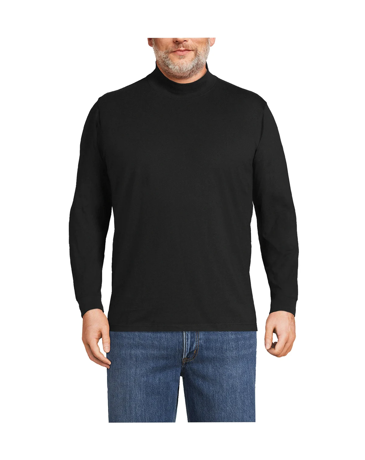 Big & Tall Super-T Mock Turtleneck