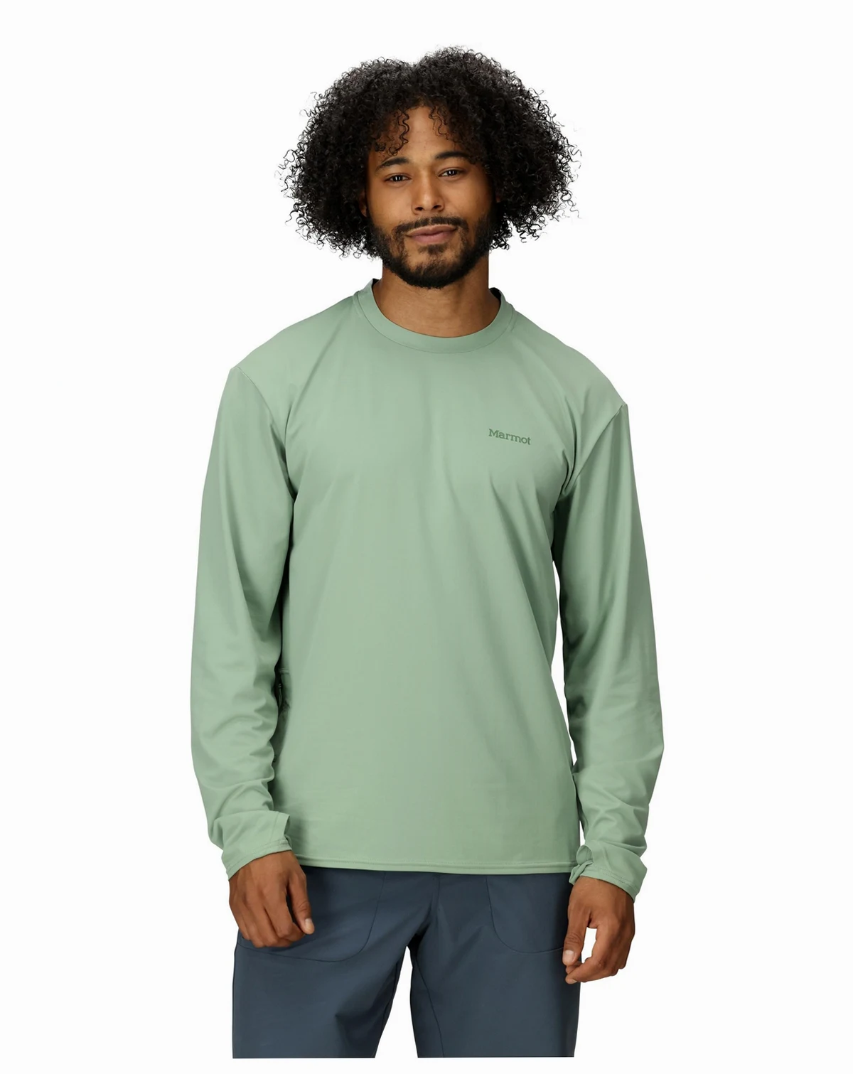 Men's AirExchange Ultraviolet Protection Factor 50 Crew Long Sleeve T-Shirt