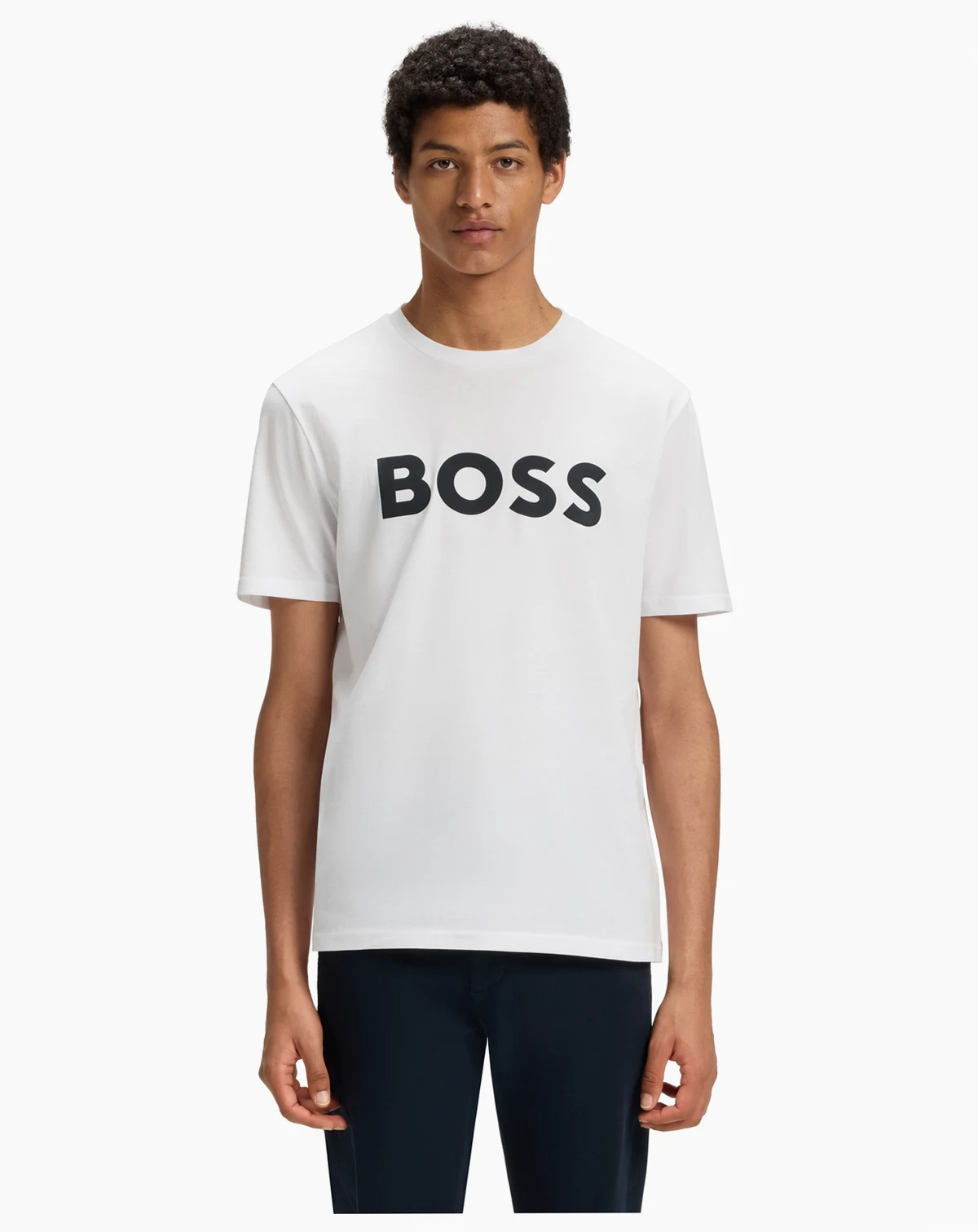 Men's Rubber-Print Cotton-Jersey T-Shirt