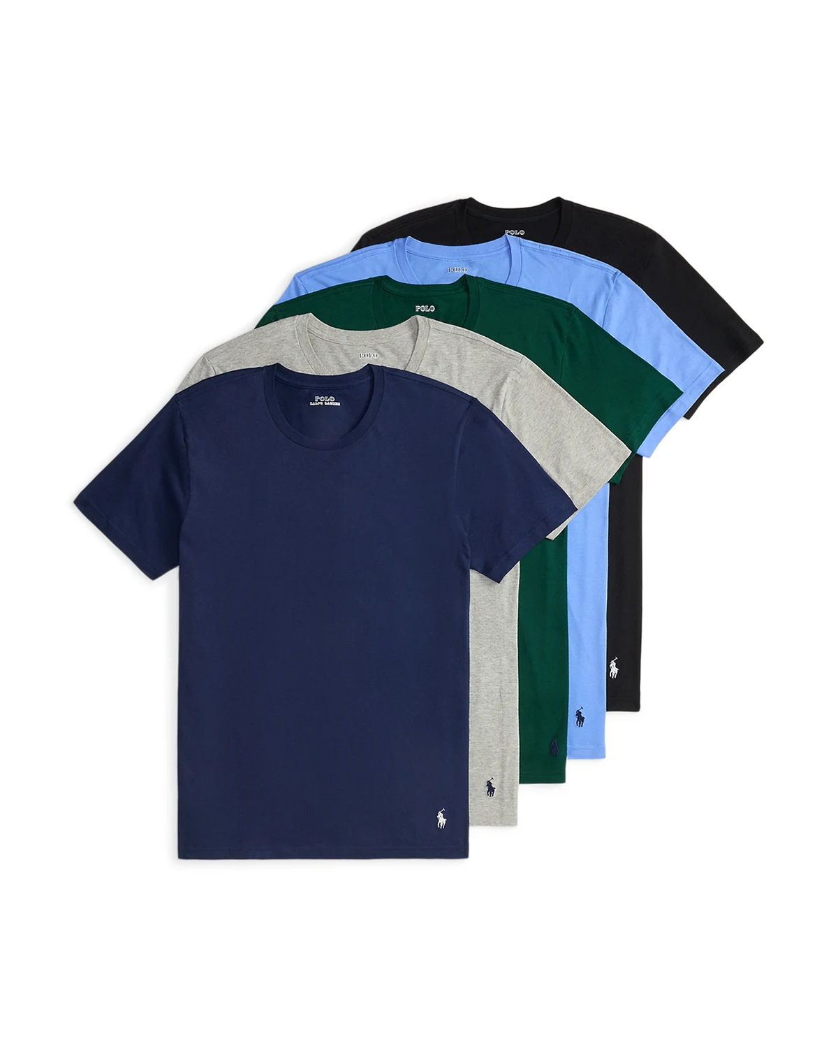 Men's 5-Pack Classic Cotton Crewneck Undershirts