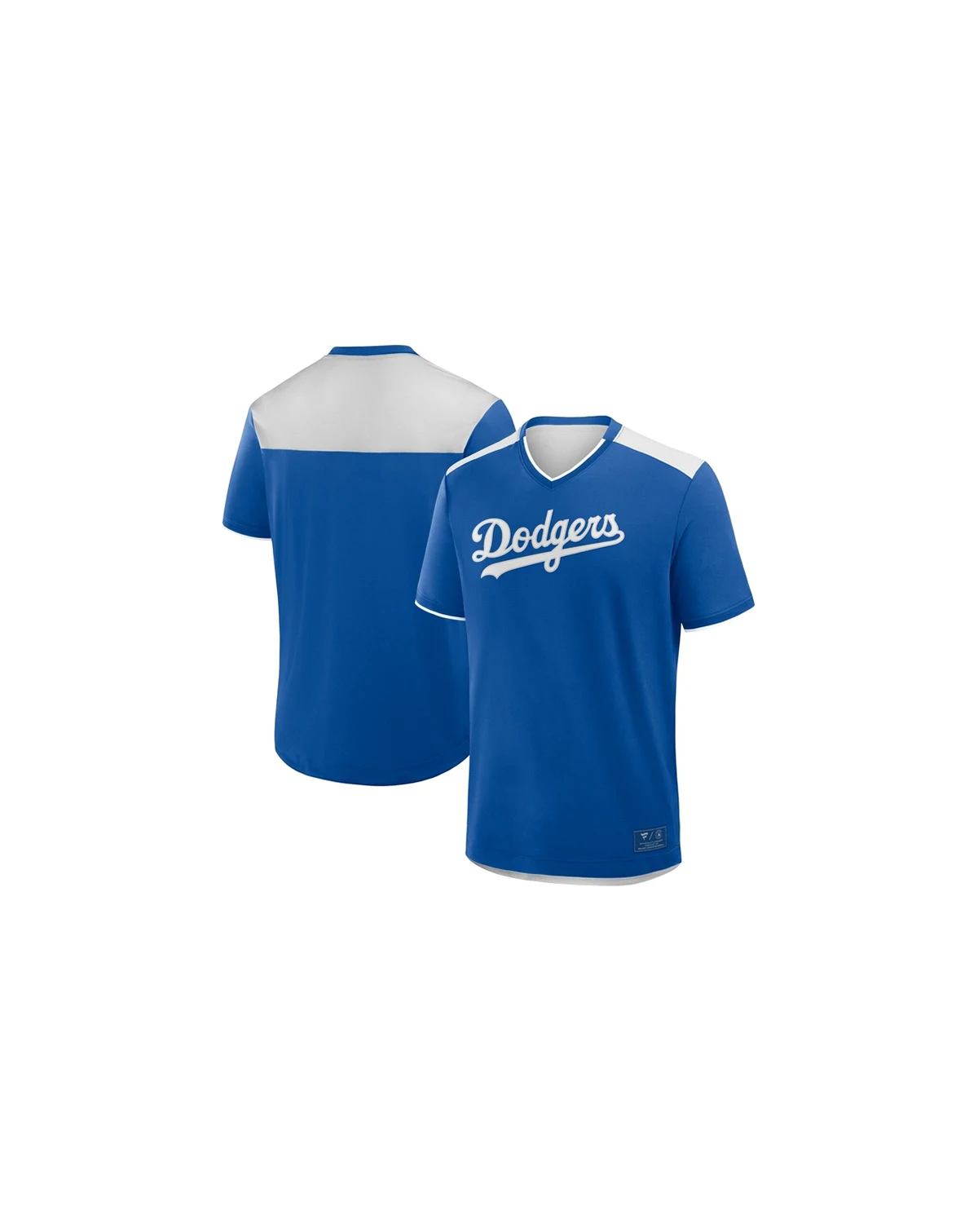 Men's Royal Los Angeles Dodgers Walk Off V-Neck T-Shirt