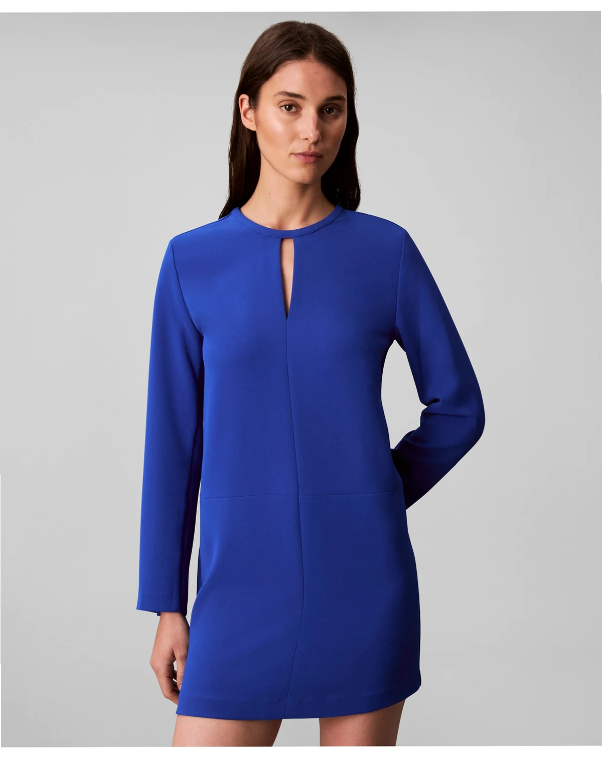 Women's Tailored Long Sleeve Mini Dress