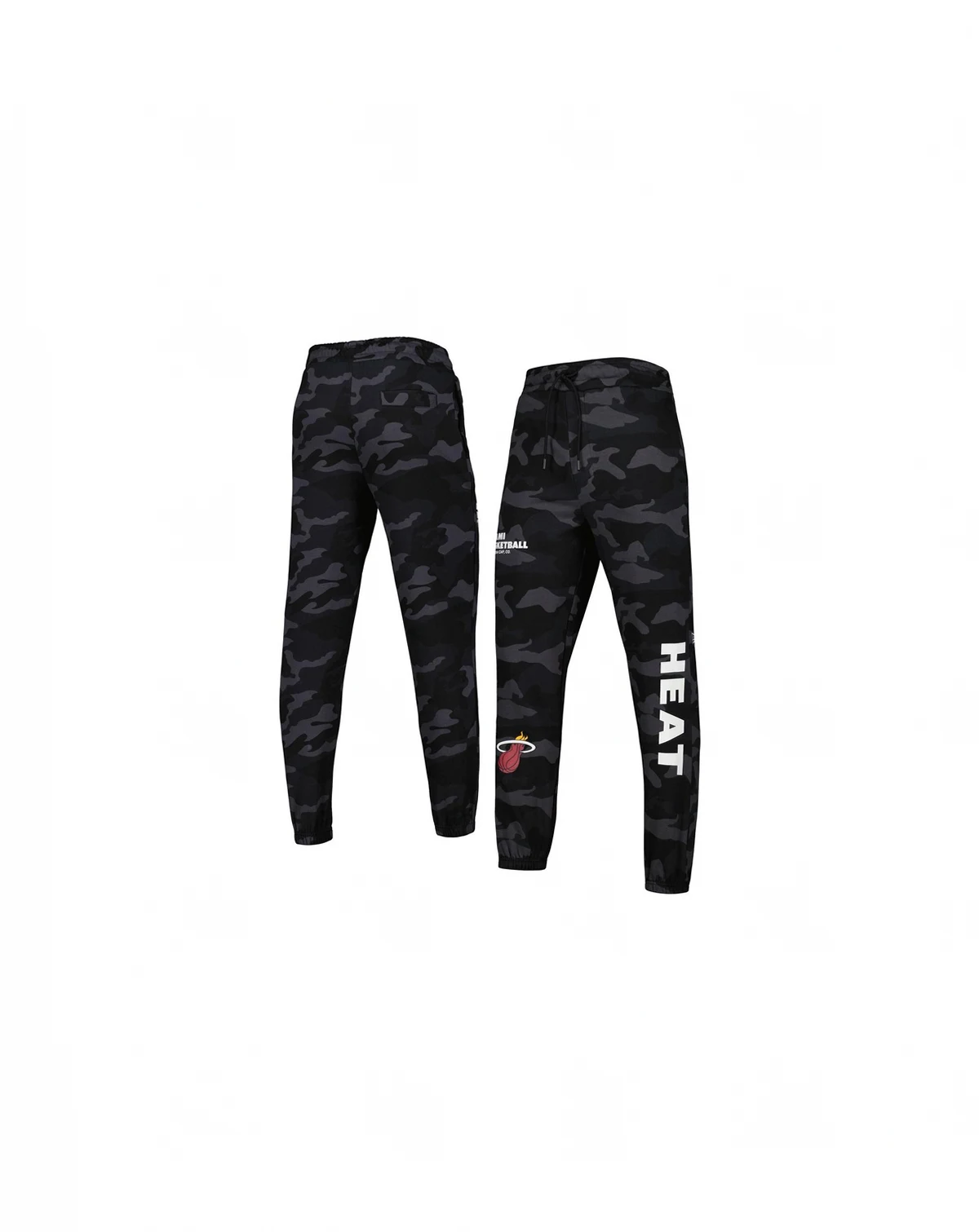 Men's Black, Camo Miami Heat Tonal Joggers