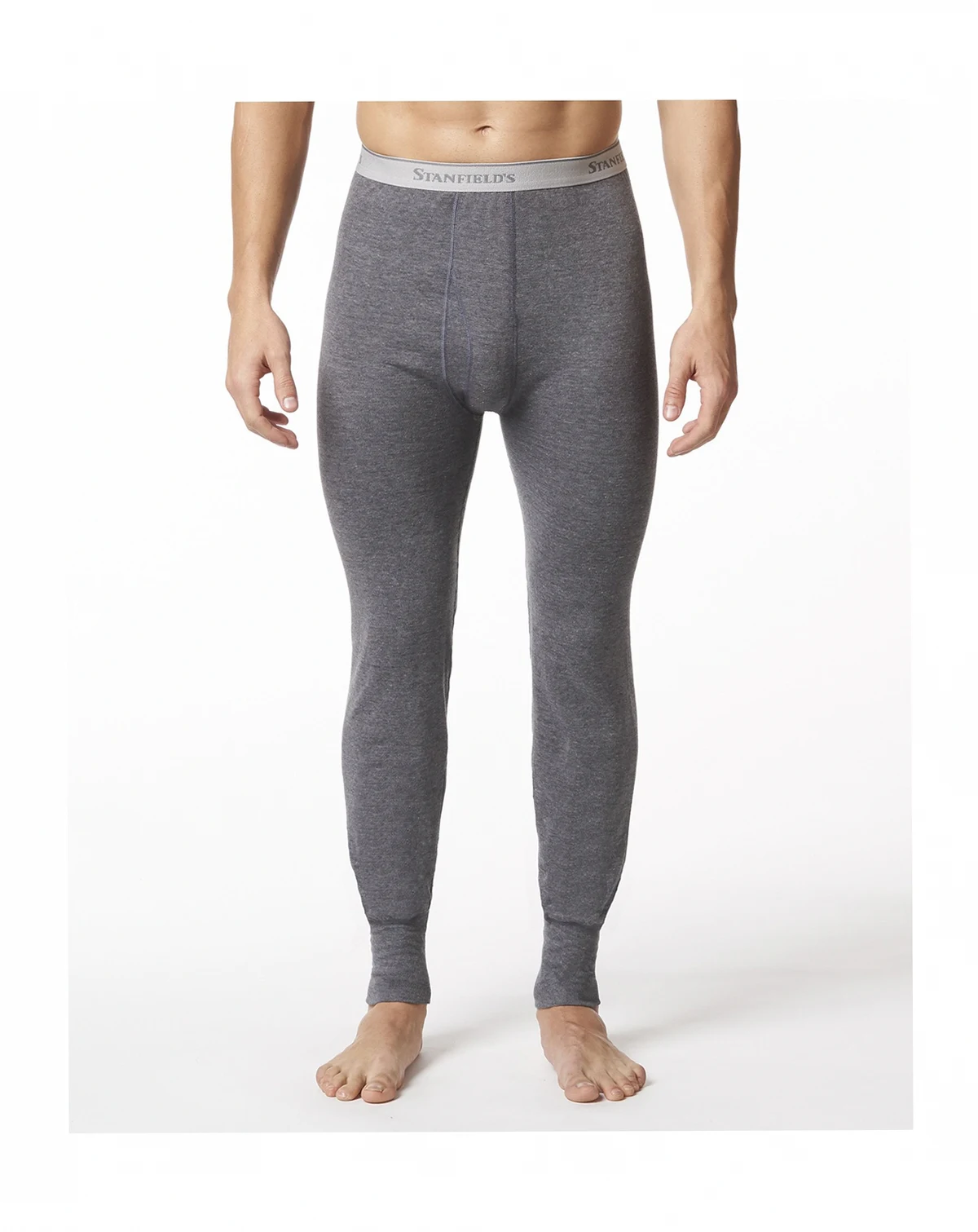 Men's 2 Layer Cotton Blend Thermal Long Johns